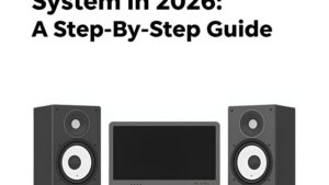 Современные компоненты Hi-Fi системы в минималистичном стиле для пошагового гайда от ДиВи Диджитал